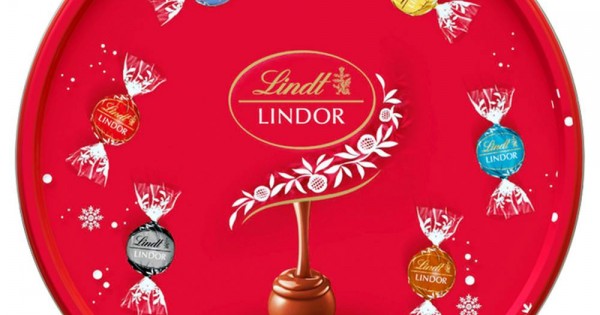 Lindt Lindor Assorted Chocolate Tin 450g Christmas Sweet Tins Sweetco Sweetco